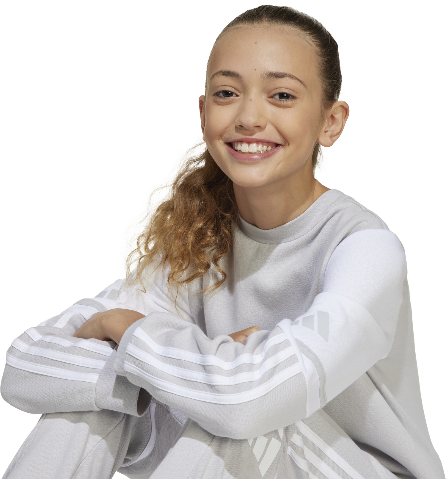Mikina adidas Originals SQ25 Crew Sweatshirt Biela | jd4824, 1
