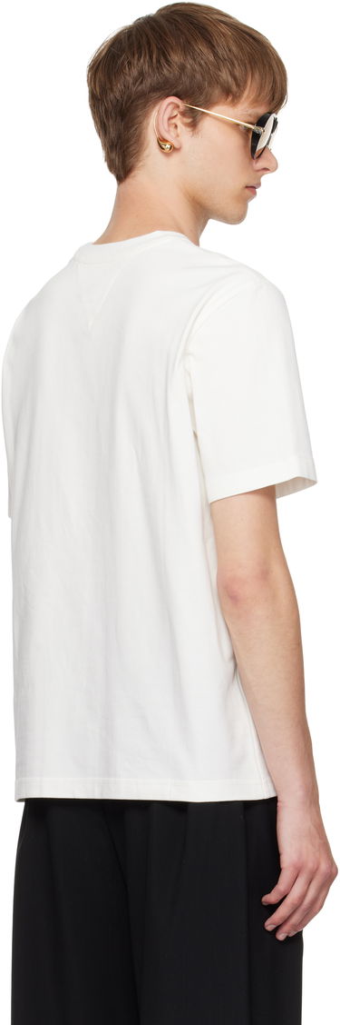 Tričko Bottega Veneta Bottega Veneta Cotton T-Shirt with Small Logo Biela | 838959V4N509071, 2