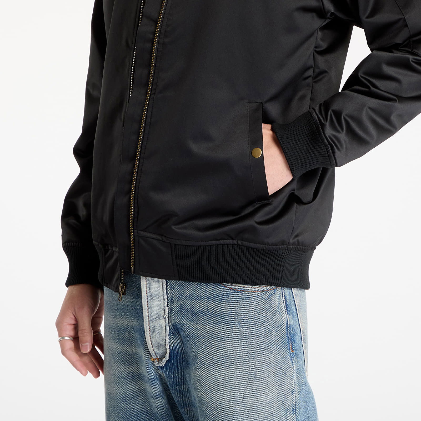 Team Leader Satin Bomber Jacket