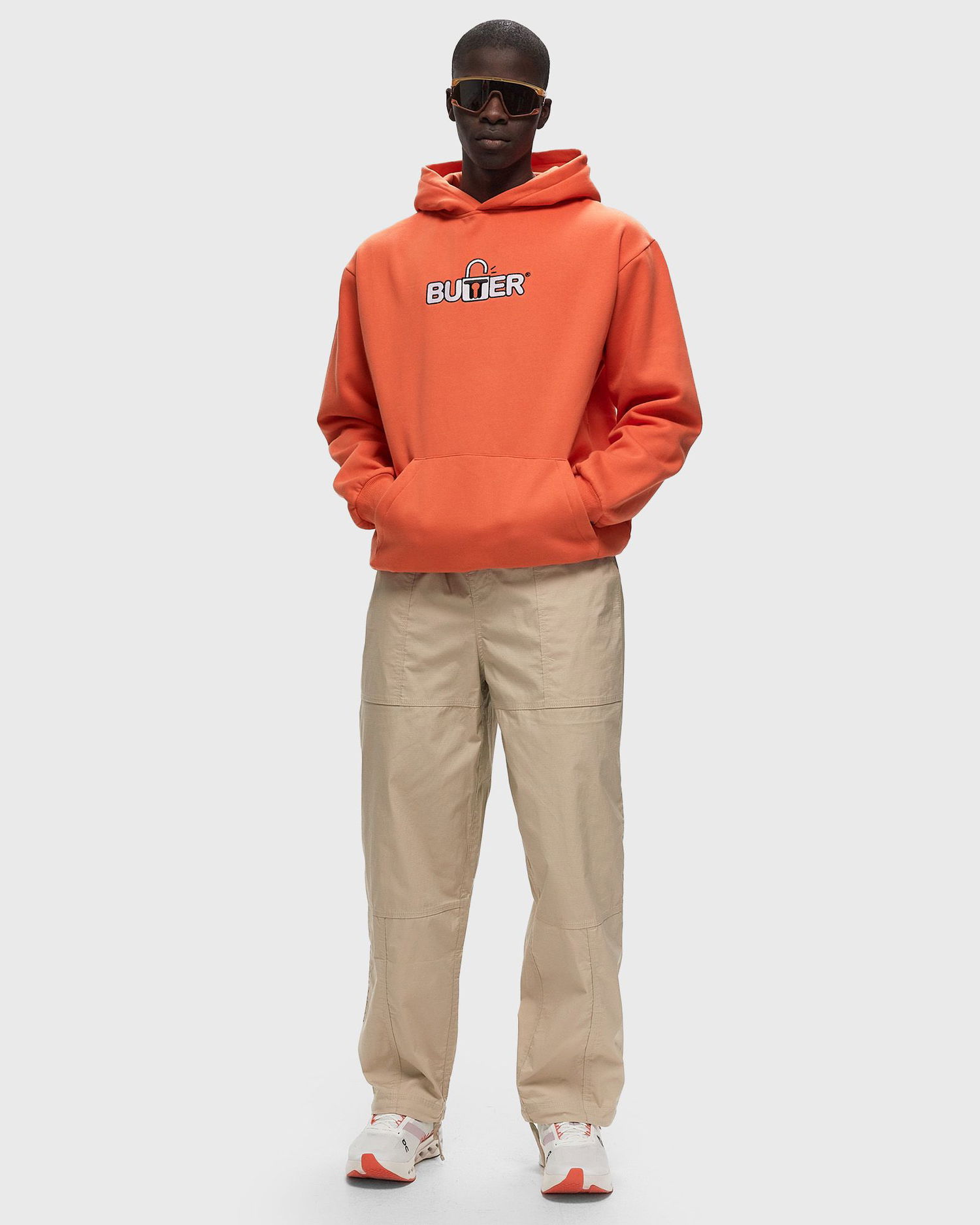 Mikina Butter Goods Lock Pullover Hood Oranžová | P18171, 1