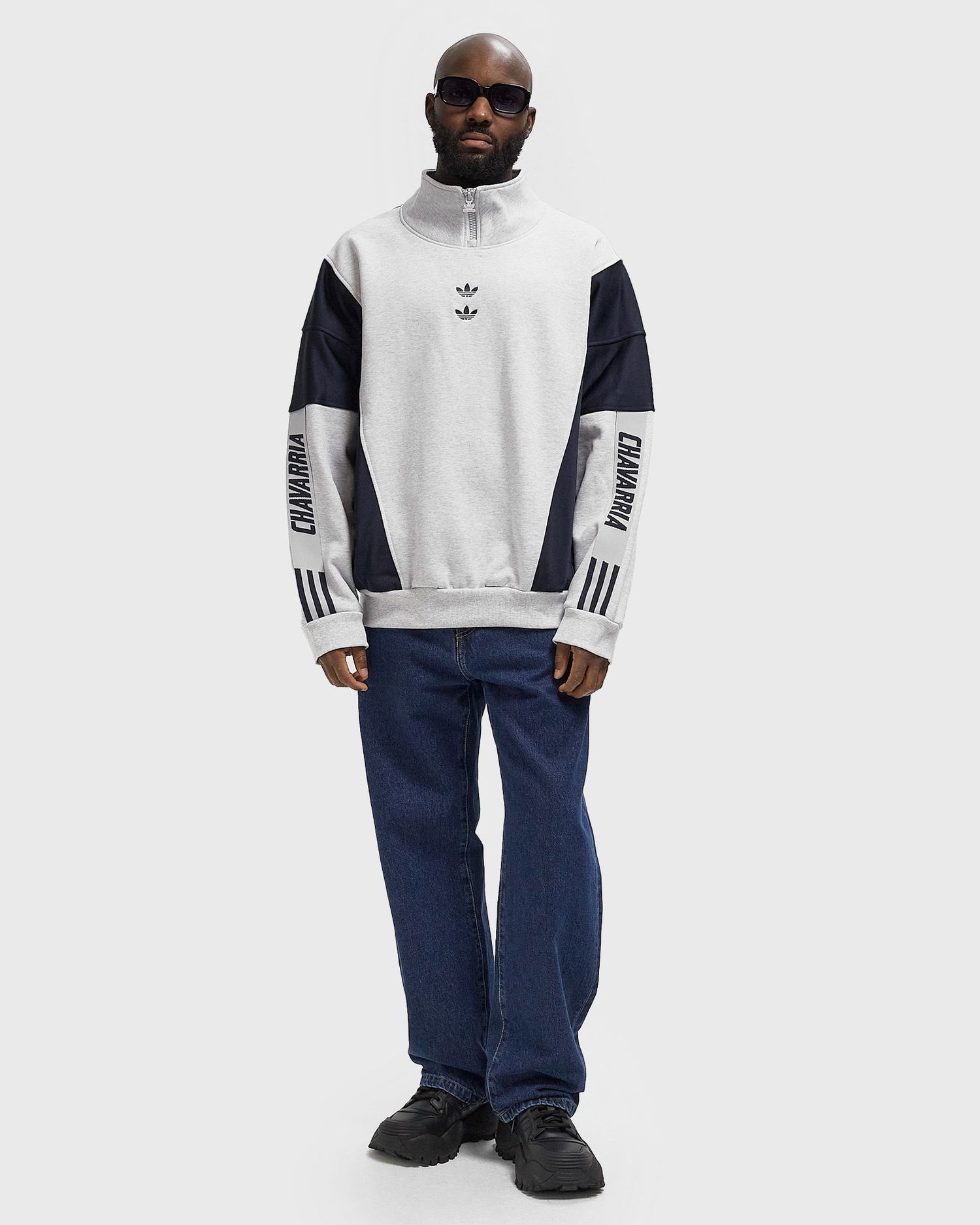 Mikina adidas Originals WILLY CHAVARRIA WATSONVILLE Colorblock Half-Zip Sweatshirt Rôznofarebný | KD1803, 1