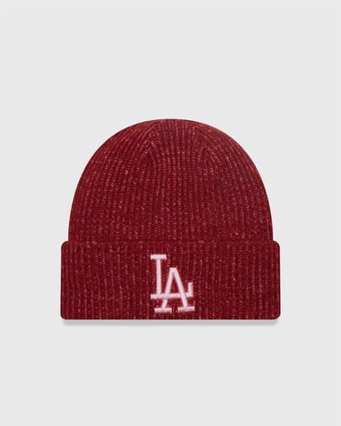 Kulicha New Era MARL WIDE CUFF BEANIE LOS ANGELES DODGERS Červená | 60427217, 0