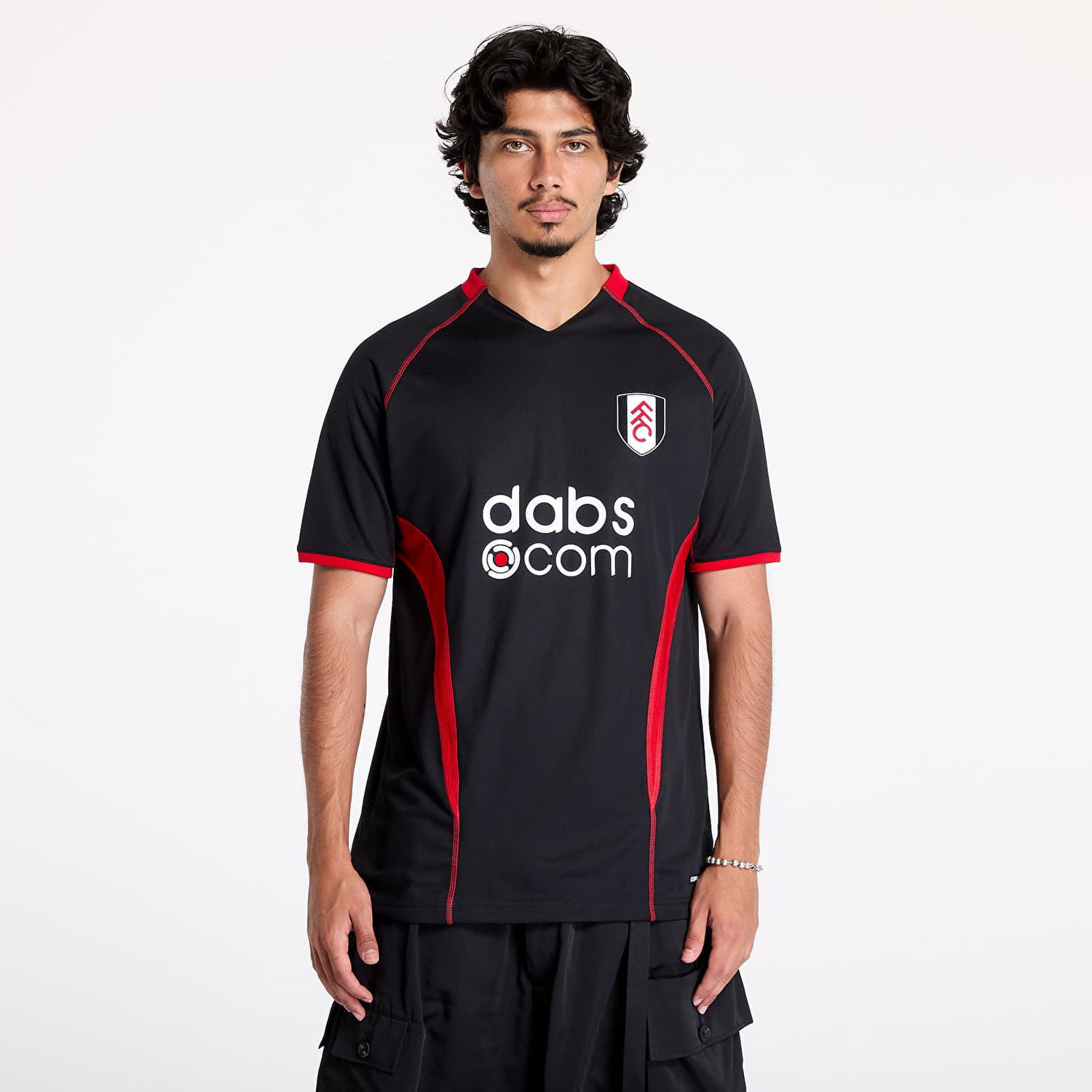 Dres COPA Fulham FC 2003 - 2004 Away Retro Football Shirt UNISEX Black/ Red Čierna | 451-017, 0