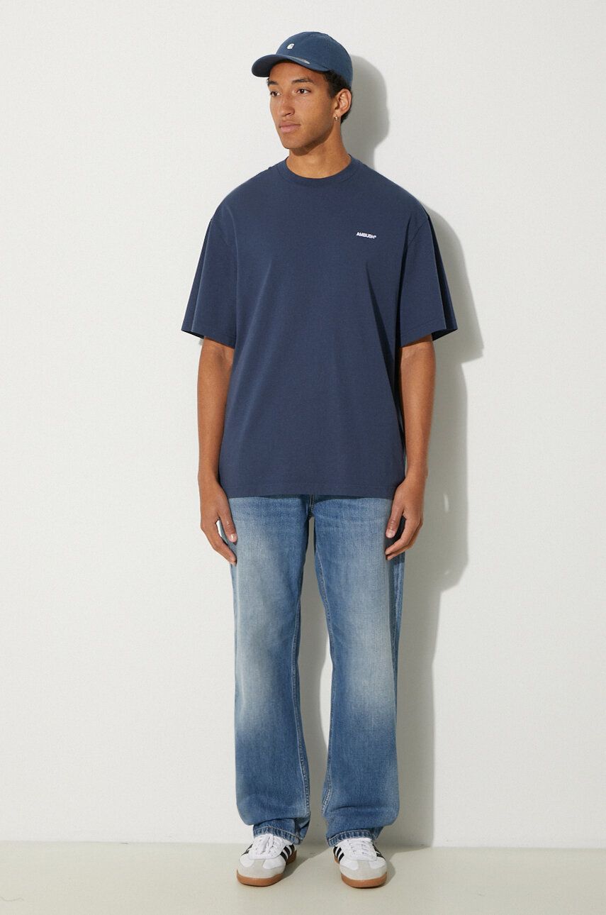 Tričko Ambush Ballchain Graphic T-Shirt Modrá | BMAA001F24JER0014501, 1