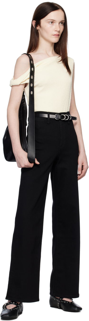 Džínsy rag & bone rag & bone Hadley Wide Leg Jeans Čierna | WDD24H3002EPBL, 3