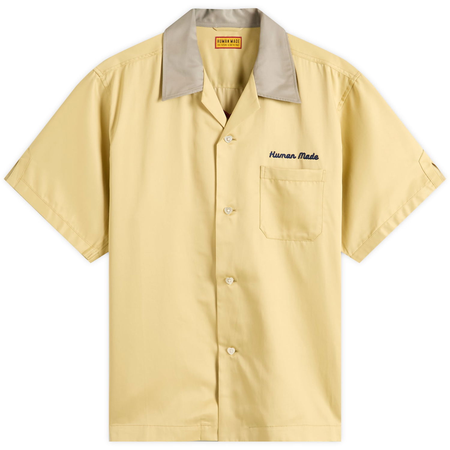 Košeľa Human Made Men's Bowling Shirt, Size Large Žltá | HM29SH021-YEL, 1