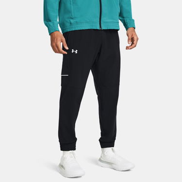 Nohavice a džínsy Under Armour Zone Hose aus Webstoff für Herren Schwarz / Schwarz / Weiß L Čierna | 1383401-001, 0