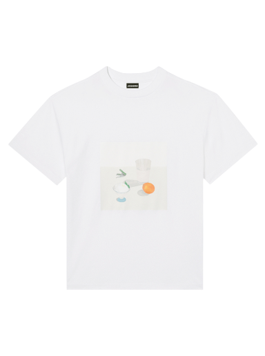 Tričko Jacquemus Le T-Shirt Tableau Biela | 225JS012 2240 1AZ
