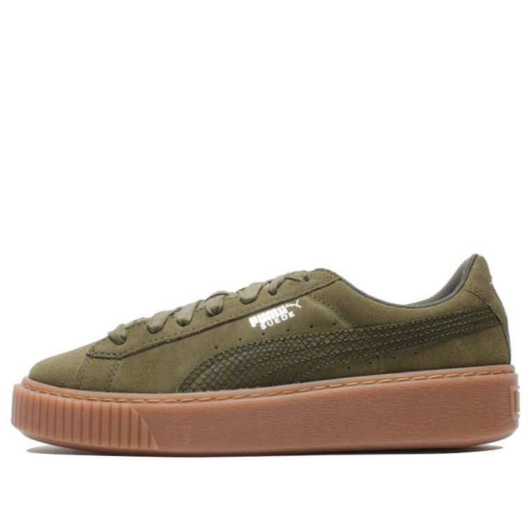 Tenisky a topánky Puma Suede Platform Zelené | 365109-03