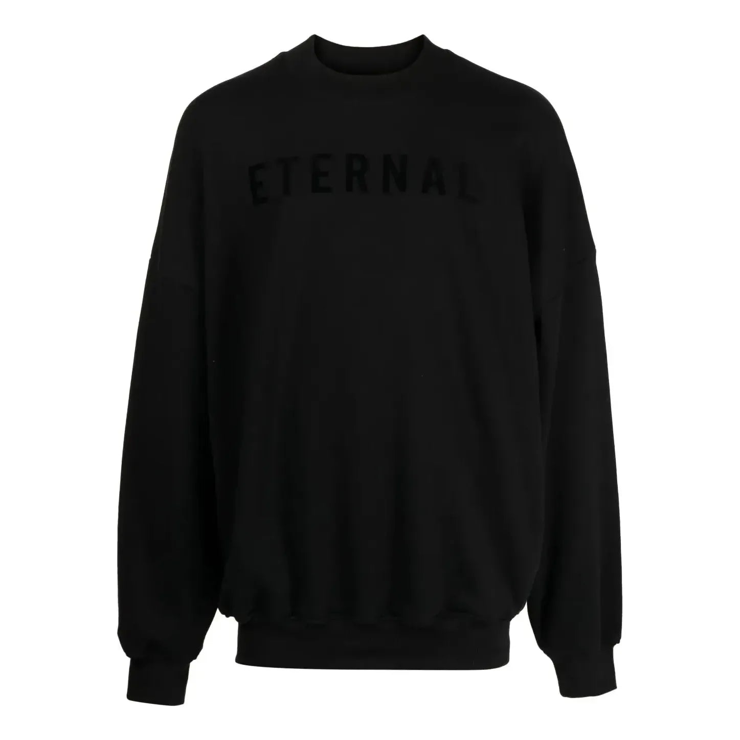 Sveter Fear of God Fear of God ETERNAL Fleece Crewneck Čierna | FGE50-003AFLC_BLACK, 0