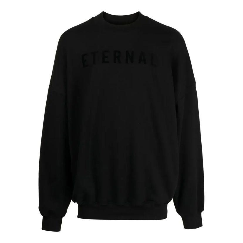 Sveter Fear of God Fear of God ETERNAL Fleece Crewneck Čierna | FGE50-003AFLC_BLACK