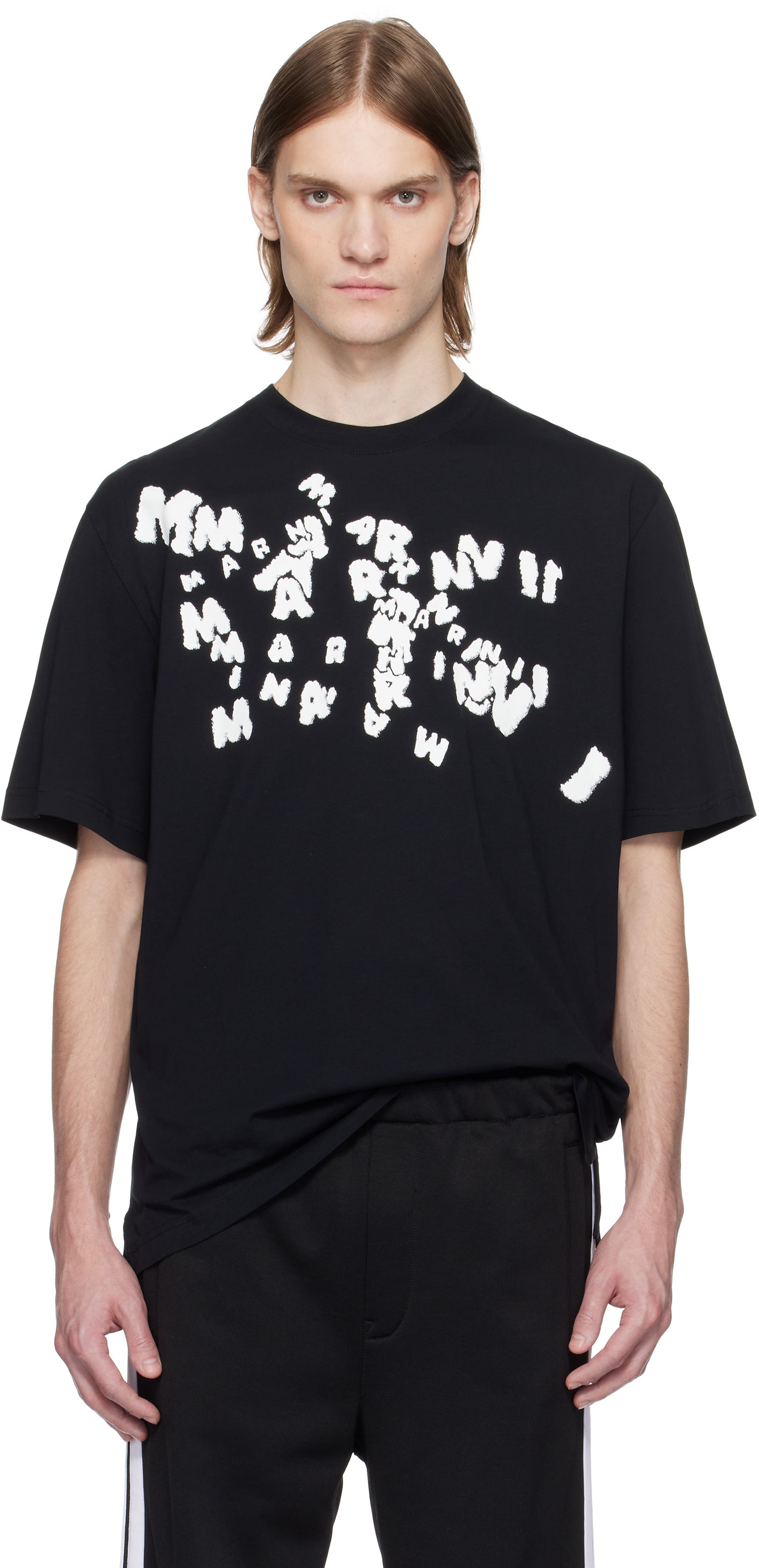 Tričko Marni Marni 'Marni' Caos Logo T-Shirt Čierna | HUMU0287P0 USCX49, 0