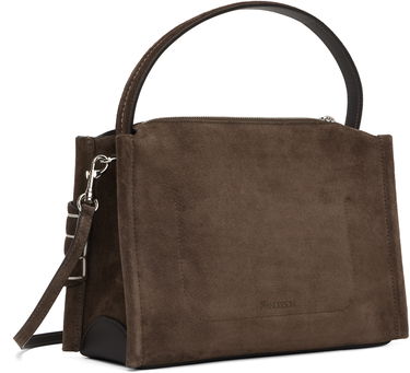 Taška cez rameno JW Anderson JW Anderson Loafer Suede Shoulder Bag Hnedá | HB0716-LA0364, 2