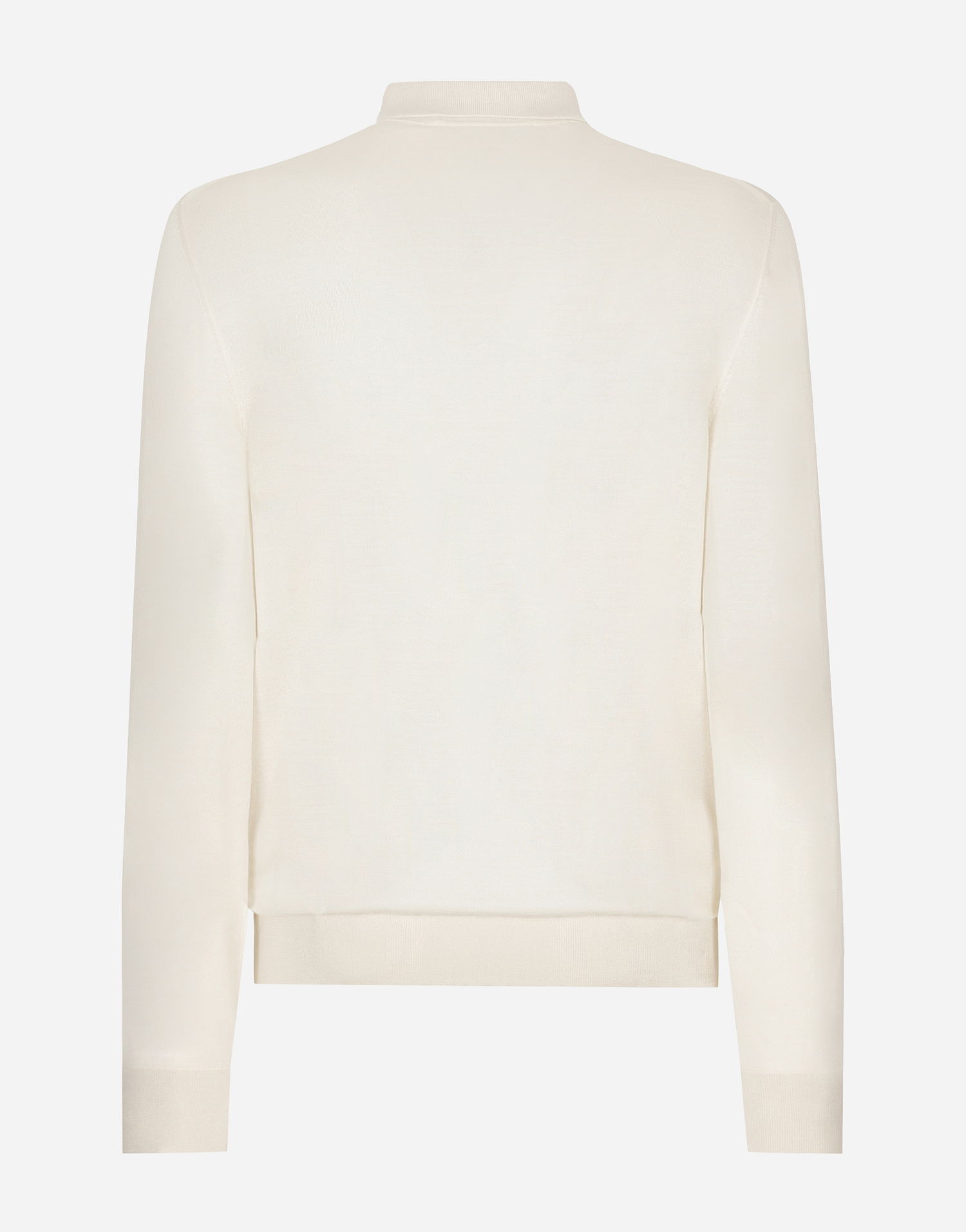Polo tričko Dolce & Gabbana Cashmere And Silk Polo-shirt Biela | GXZ25TJFMEHW0001, 1