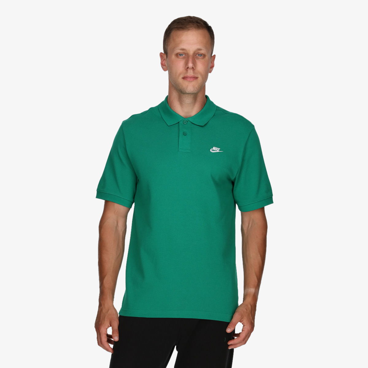 Polo tričko Nike M NK CLUB SS POLO PIQUE Zelené | FN3894-365, 0