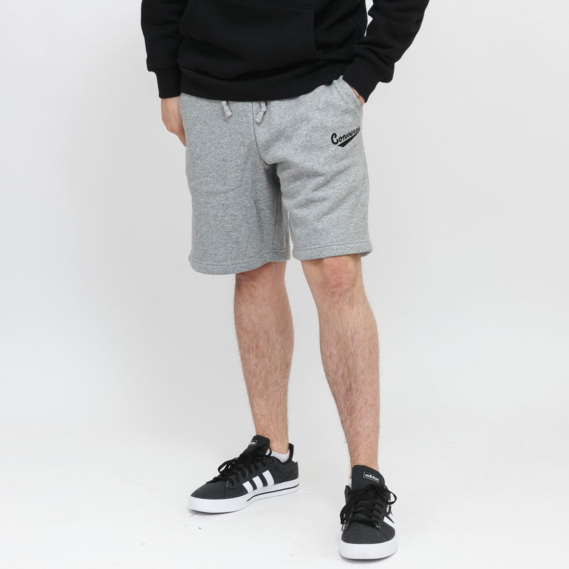 Šortky Converse Knit Logo Short Šedá | 10018808-A04