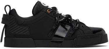 Tenisky a topánky Dolce & Gabbana Black Portofino Sneakers Čierna | CS1783AJ986, 0