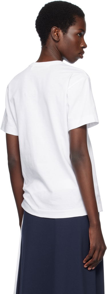 Tričko Comme des Garçons PLAY Stud Print Heart T-Shirt Biela | AX-T804-051, 2
