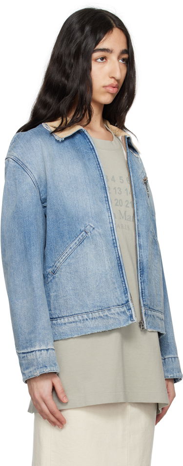 Bunda Maison Margiela Maison Margiela Sports Denim Jacket Modrá | S50AM0636 S30383, 4