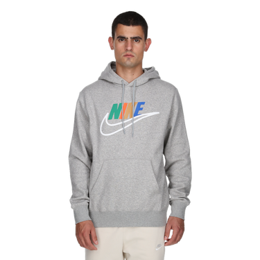 Mikina Nike Nike Club Futura Block Hoodie Šedá | FZ0772-063, 0