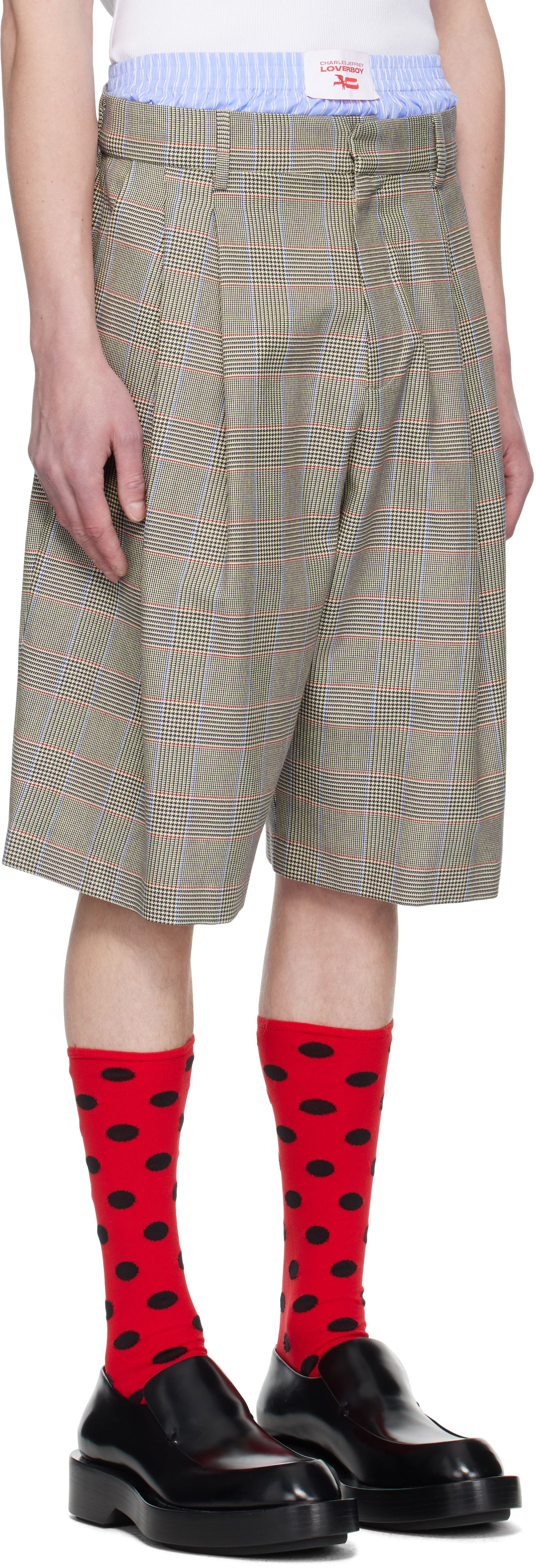 Šortky Charles Jeffrey Loverboy Charles Jeffrey LOVERBOY Aberdeen Plaid Shorts Rôznofarebný | 54030101, 1