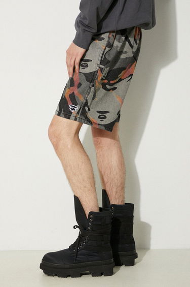 Šortky AAPE by A Bathing Ape AAPE Printed Cotton Shorts Rôznofarebný | AAPSPMA690XXM, 2