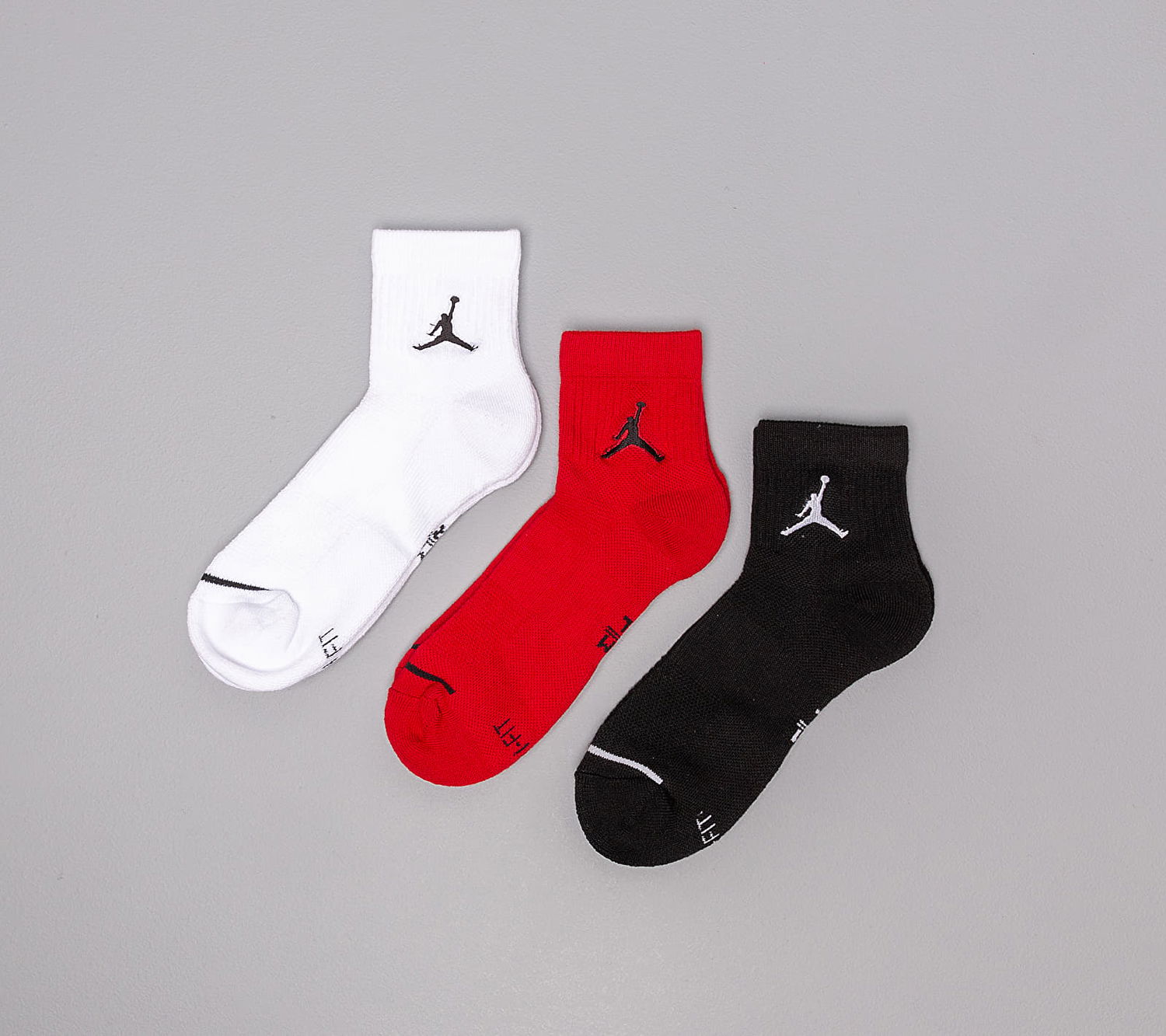 Spodná bielizeň a ponožky Jordan Ankle Socks 3-Pack Rôznofarebný | SX5544-011, 0