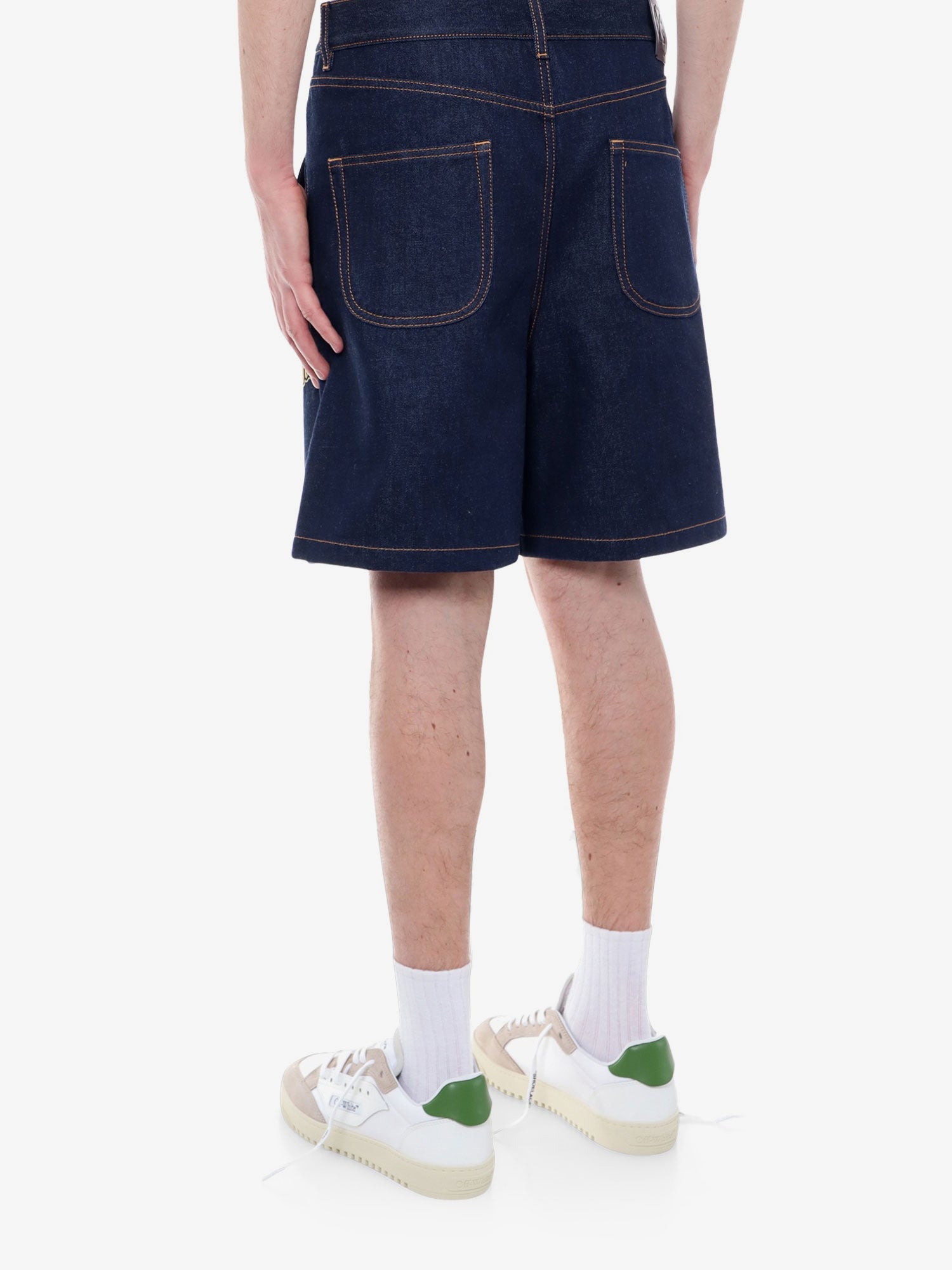 BERMUDA SHORTS - OFF WHITE