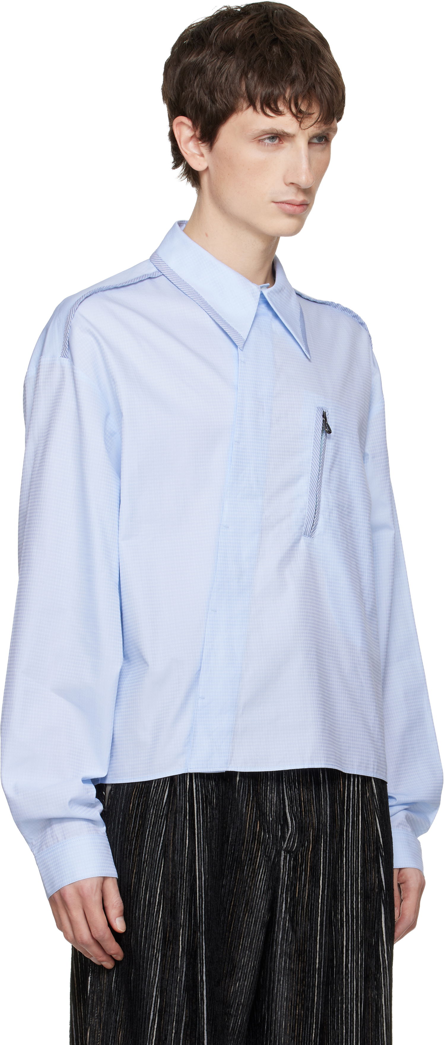 Košeľa KIKO KOSTADINOV Kiko Kostadinov Murad Shirt Modrá | KKAW25SH05-173, 1