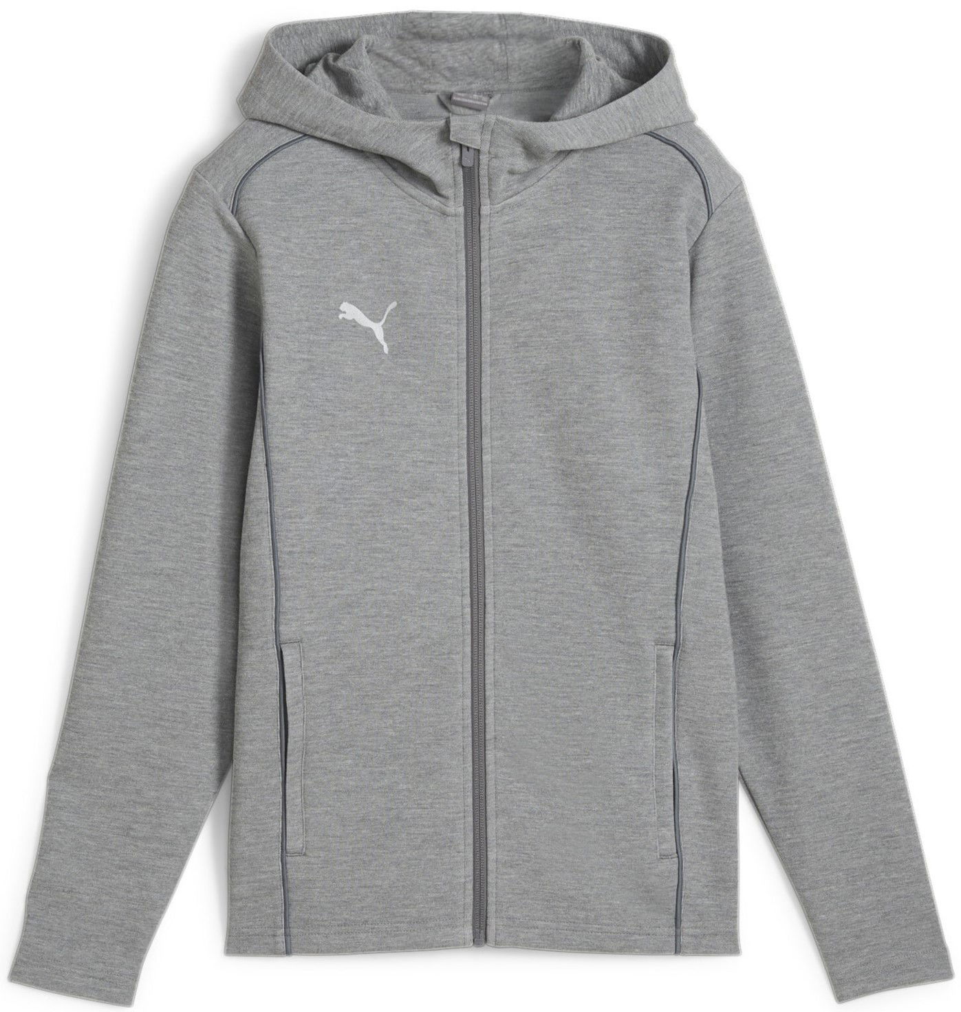 Mikina Puma teamFINAL Casuals Hooded Jkt Šedá | 658528-33, 0