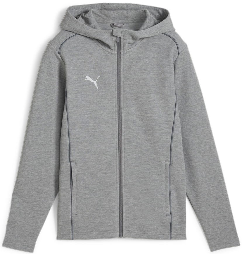 Mikina Puma teamFINAL Casuals Hooded Jkt Šedá | 658528-33