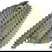 Contrast Stitch Nylon Bomber Jacket