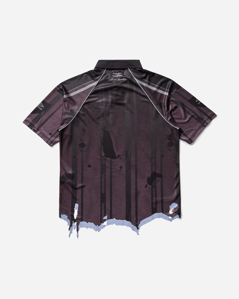 Polo tričko Umbro Distressed Spycam Polo Fialová | UBMW0355FA225 PLE0004