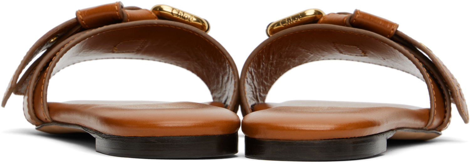 Doplnky CHLOÉ Chloé Mae Leather Sandals Hnedá | CHC25S08NQJ, 1