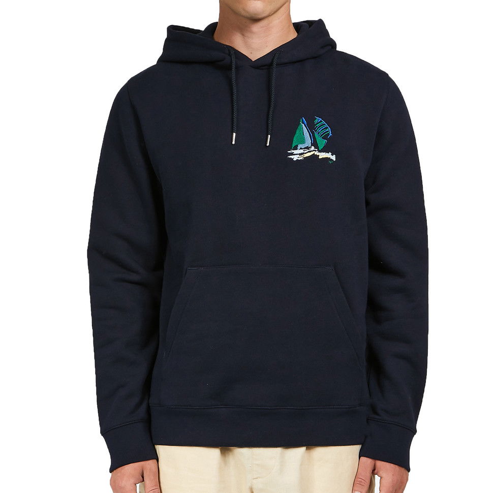 Mikina NORSE PROJECTS Vagn Hood Boat Embroidery Navy | N20-1300-7004, 0