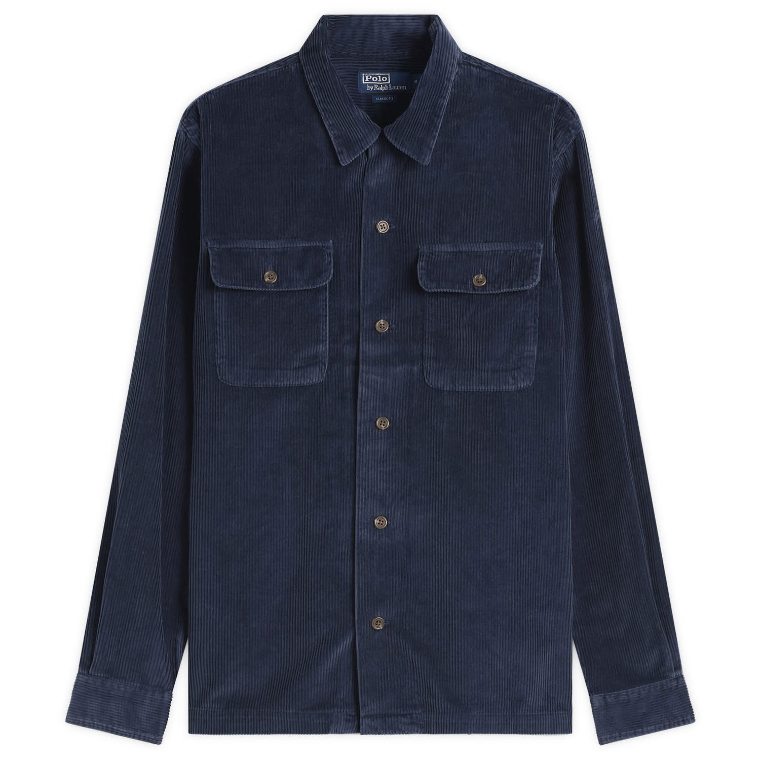 Košeľa Polo by Ralph Lauren Corduroy Overshirt Navy | 710981753003-NVY, 1