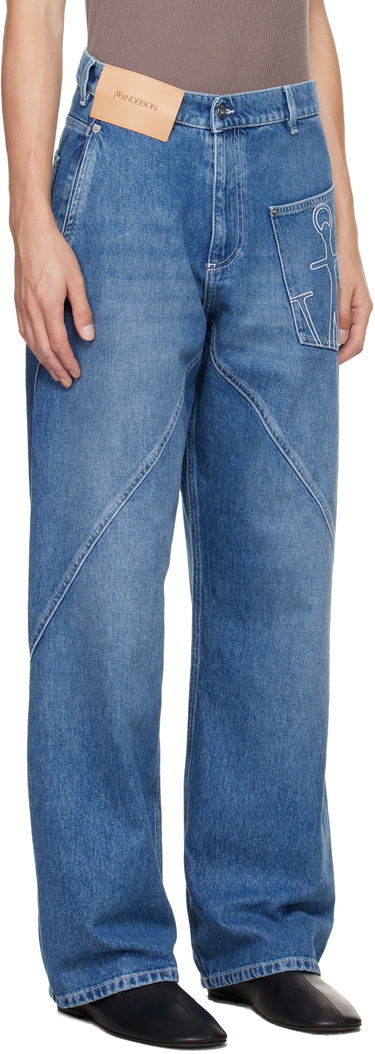 Džínsy JW Anderson JW Anderson Twisted Workwear Jeans Modrá | DT0110-PG1735, 4