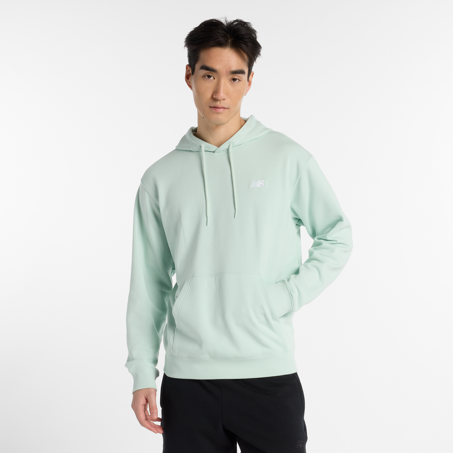 Mikina New Balance Men's Hoodie MT41508 Zelené | NBMT41508CYS, 0