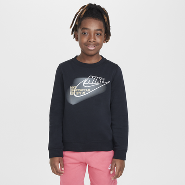 Mikina Nike Sportswear Standard Issue Fleece Crew Sweatshirt Čierna | HM4336-011, 4