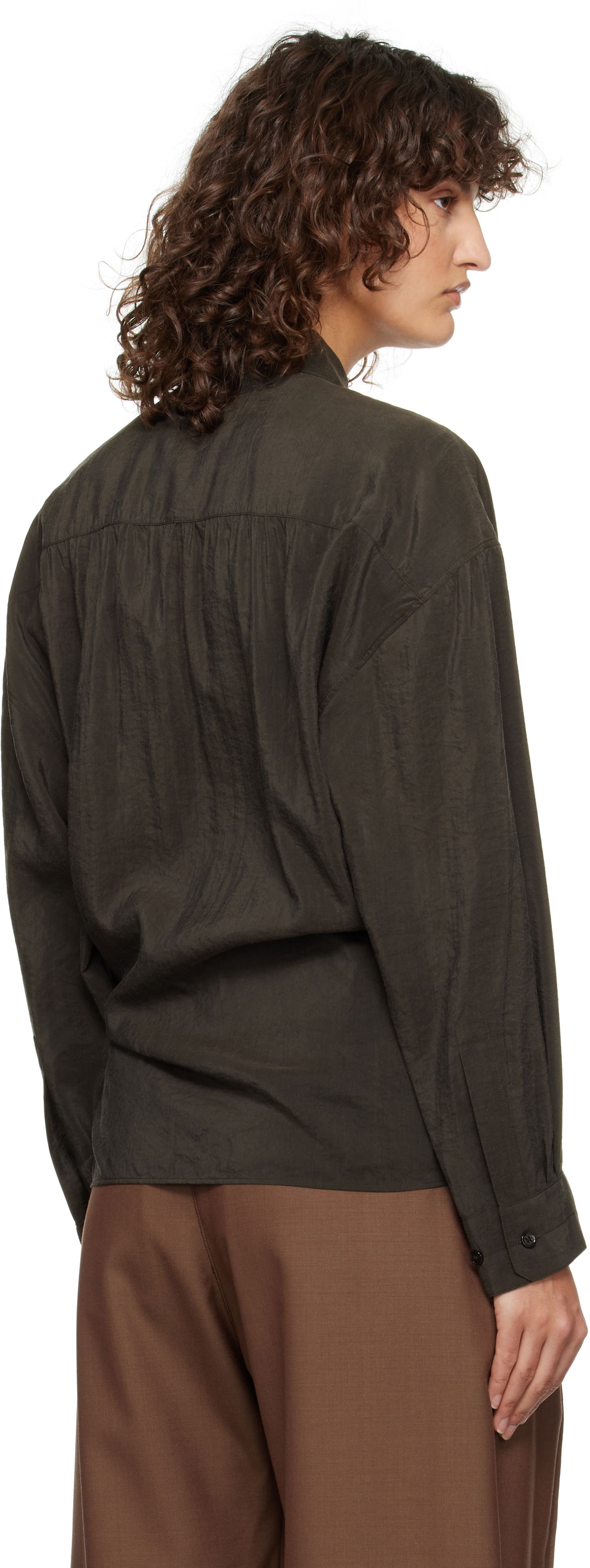 Lemaire Straight Collar Twisted Shirt