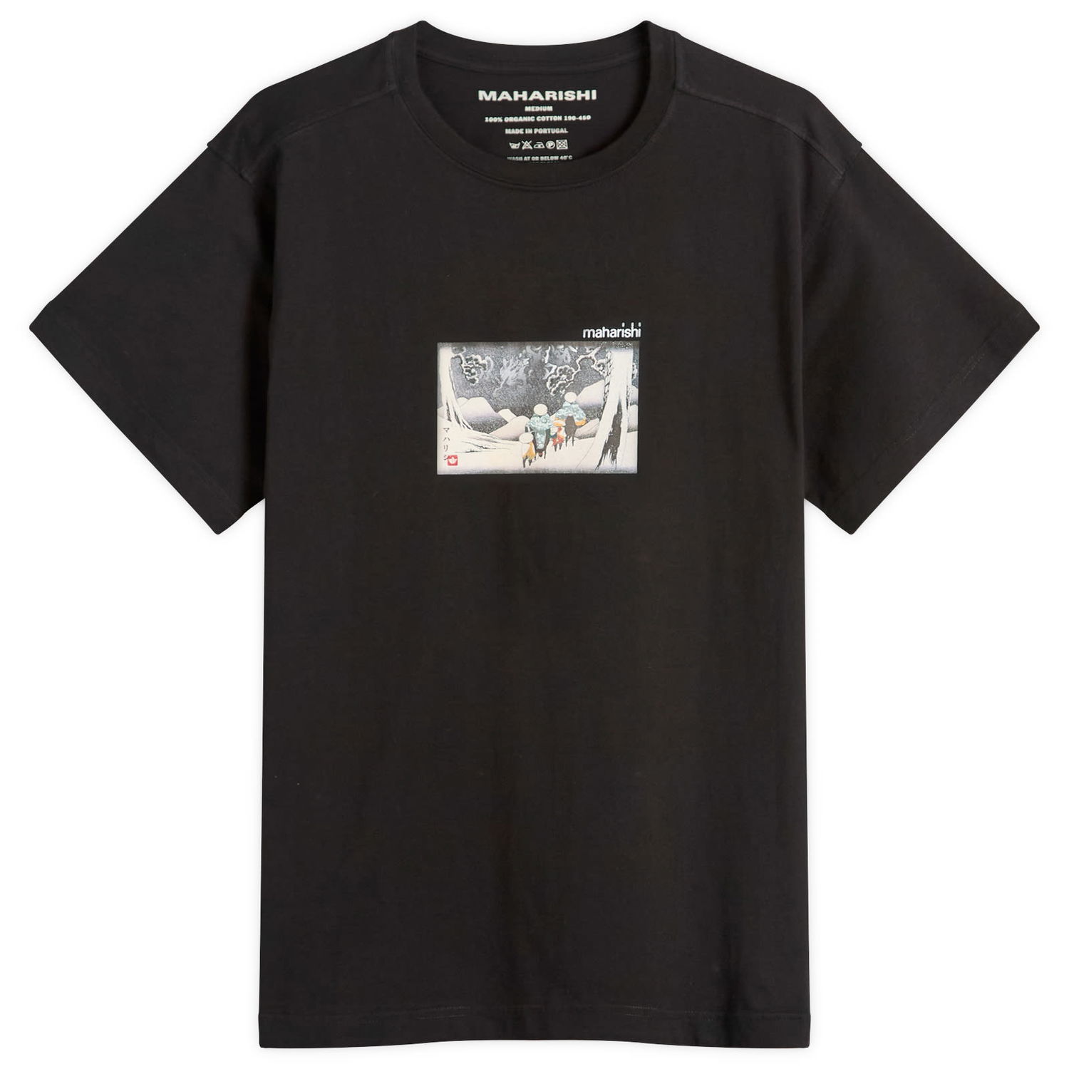 Tričko Maharishi Travellers In Snow Graphic Tee, Size Large Čierna | 2213-BLK, 1