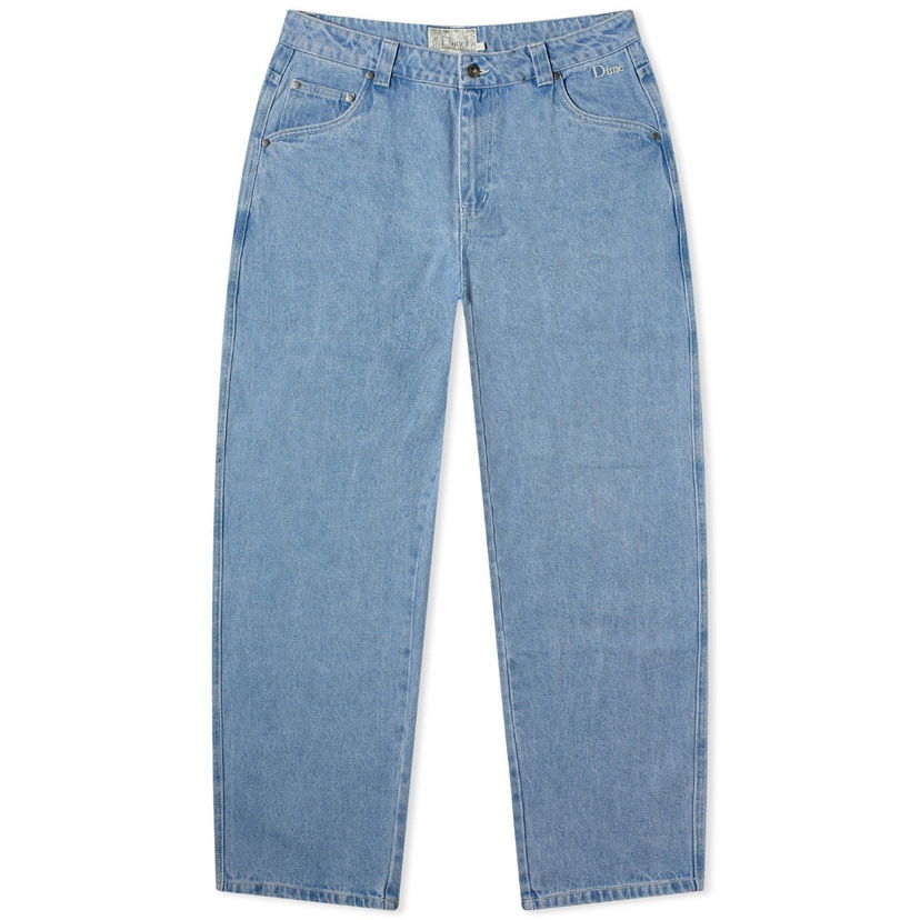 Nohavice Dime Classic Baggy Denim Pants Modrá | DIMESP2434IVBLU