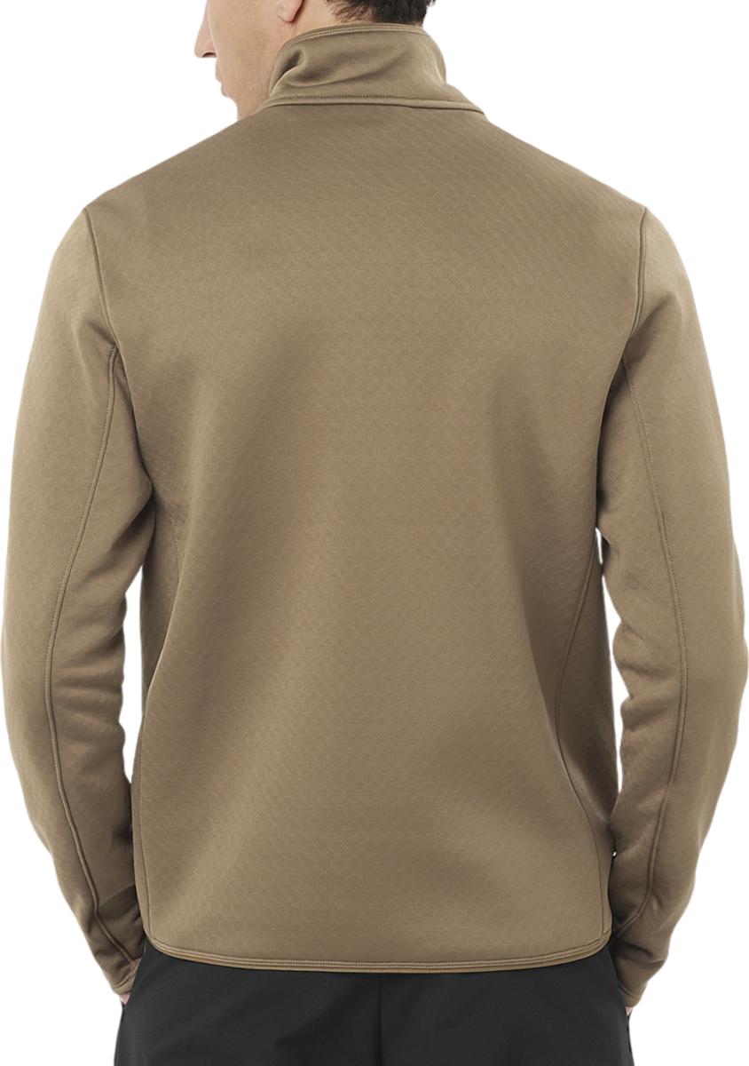 Mikina Salomon Essential Midwarm Full Zip Jacket Zelené | lc2329100, 1