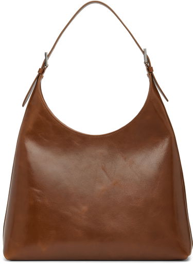Taška cez rameno BY FAR BY FAR Camryn Shoulder Bag Hnedá | MWBSB058CL038BR024PL, 0