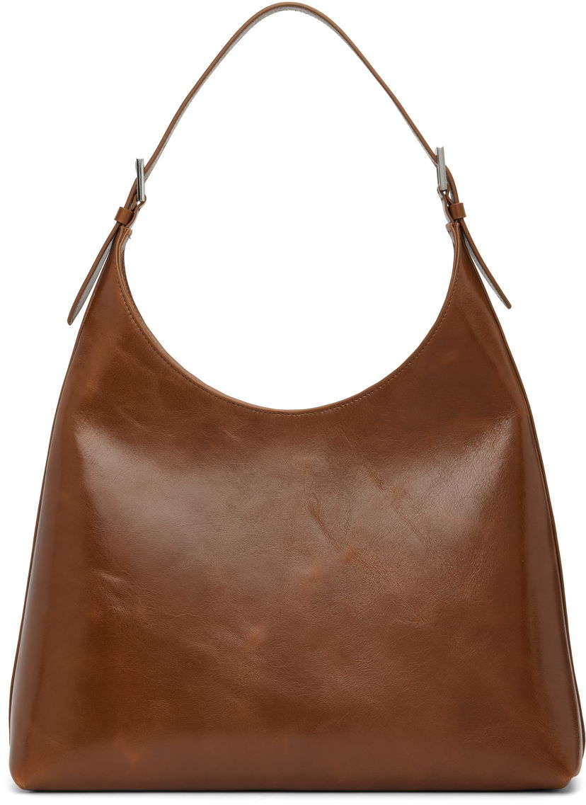 Taška cez rameno BY FAR BY FAR Camryn Shoulder Bag Hnedá | MWBSB058CL038BR024PL