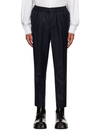 Nohavice AMI Drawstring Trousers Navy | HTR206.WV0024