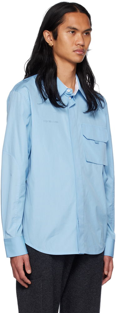 Košeľa Helmut Lang Helmut Lang Cargo Pocket Shirt Modrá | M10HM504, 1