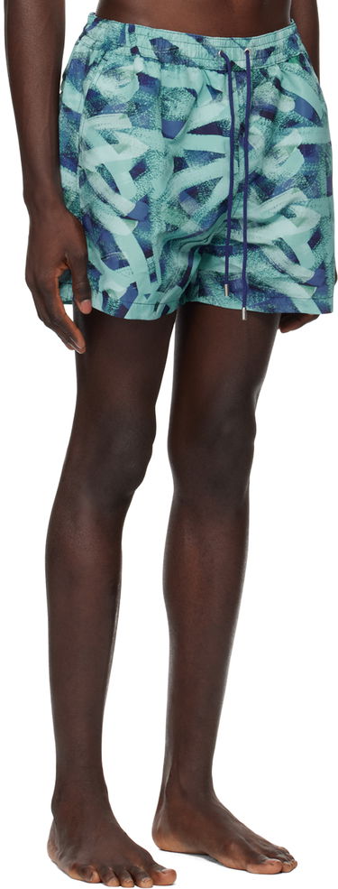 Plavky Paul Smith Paul Smith Brush Stroke Swim Shorts Modrá | M1A-239B-M41430-47, 1