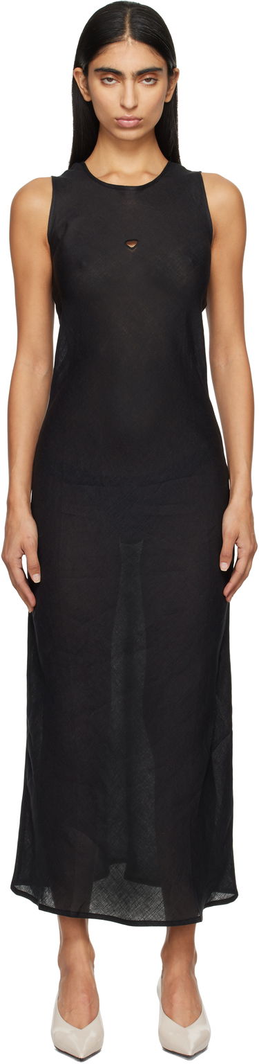 Šaty Baserange Heart Cutout Tank Maxi Dress Čierna | DRDYH-LI-WI24, 0