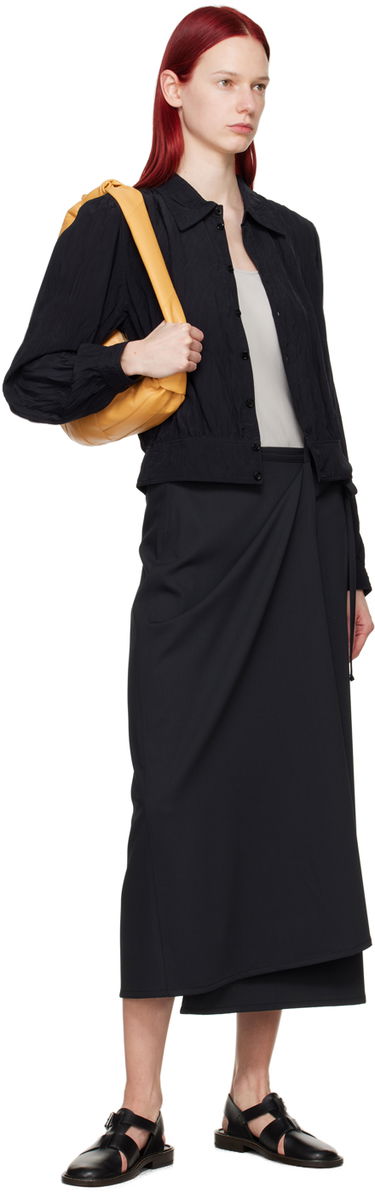 Kabelka LEMAIRE Lemaire Midi Wrap Skirt Žltá | SK1028 LF1210, 3